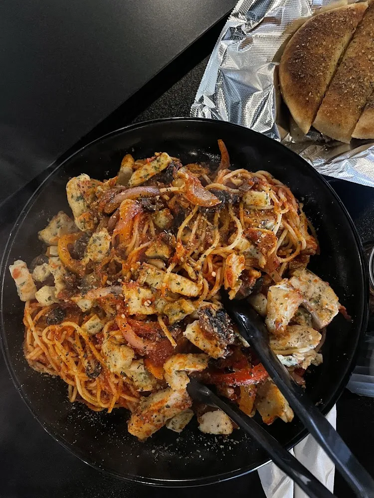 Chicken and Veggies Spaghetti Meatballs