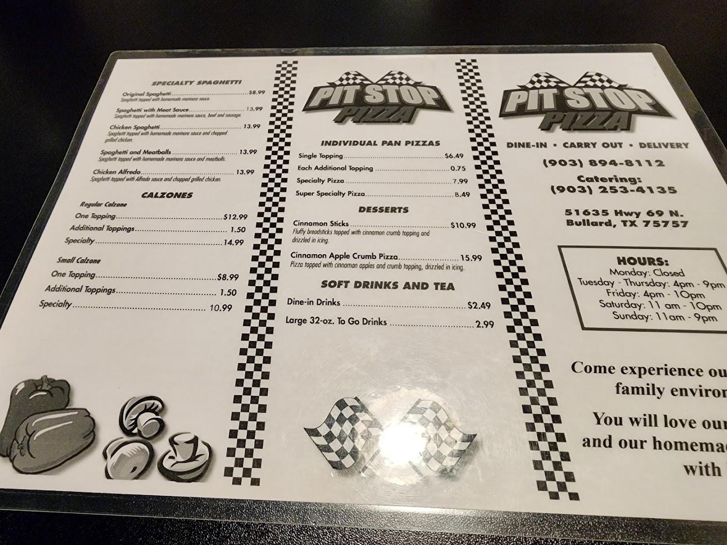 Pit Stop Pizza